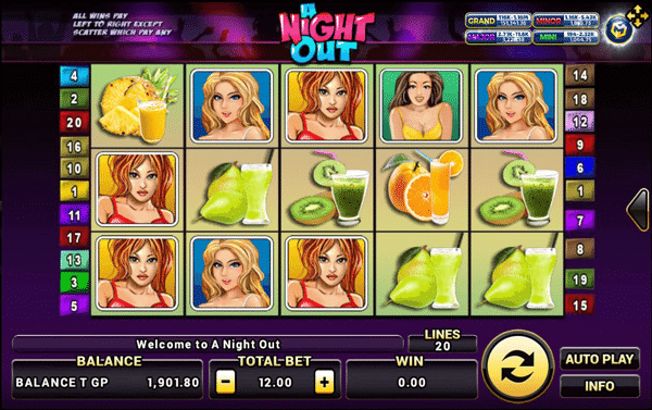 A Night Out สล็อต XO Game SuperSlot