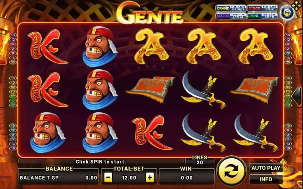 Genie สล็อต XO Game SuperSlot