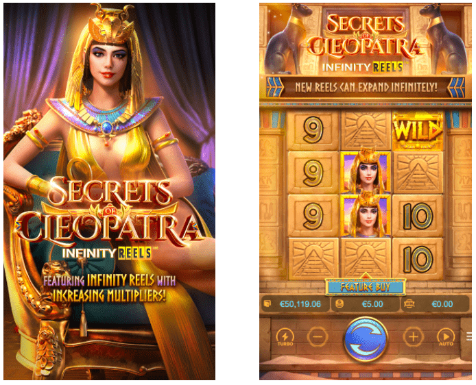 สล็อต PG SLOT Secrets of Cleopatra PG สล็อต Games Superslot ซุปเปอร์สล็อต SPS superslot
