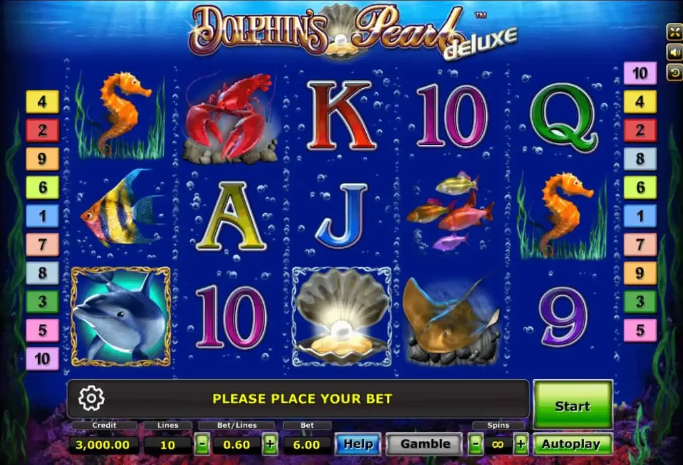 Dolphin's Pearl Deluxe slotxo mobile Game SuperSlot