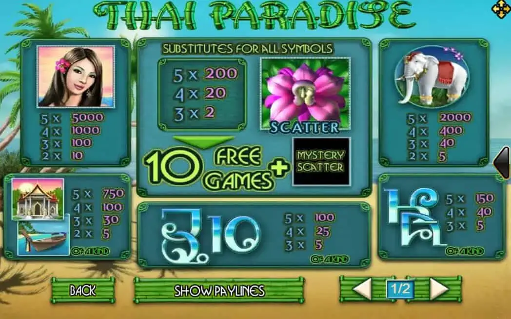 Thai Paradise slotxo ผ่าน วอเลท Game SuperSlot