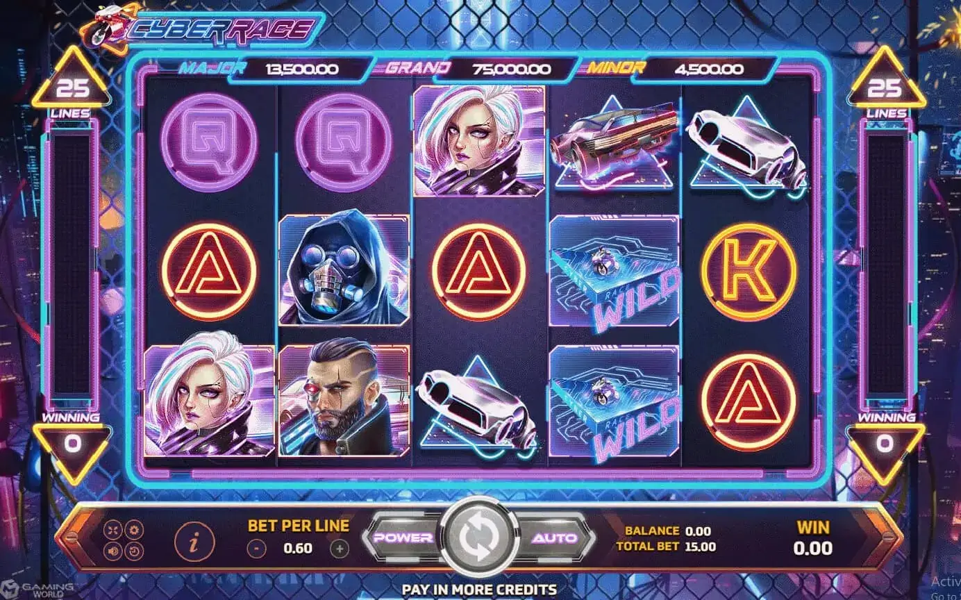 Cyber Race slotxo ฟรี เครดิต 50 Game SuperSlot