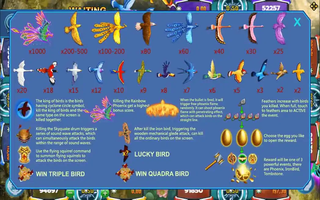 Bird Paradise slotxo mobile Game SuperSlot