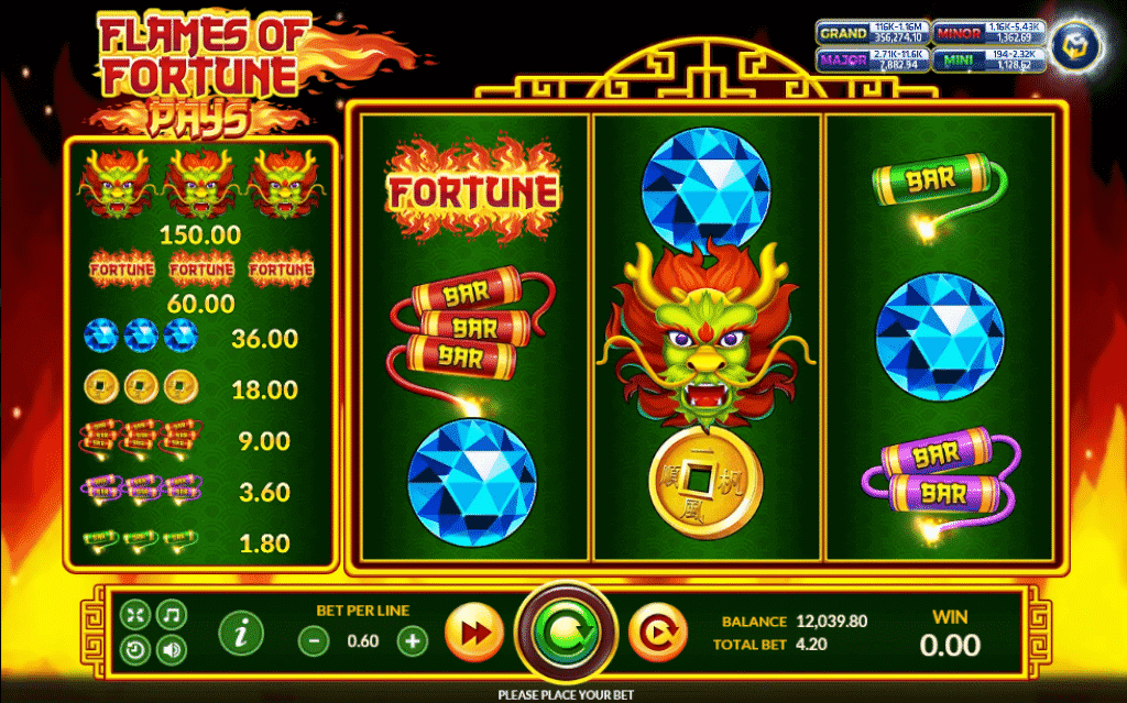 Flames Of Fortune slotxo auto Game SuperSlot