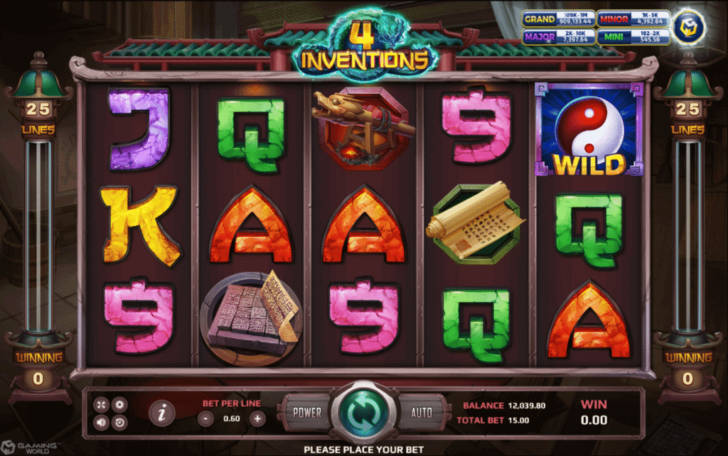 The Four Invention slotxo auto Game SuperSlot